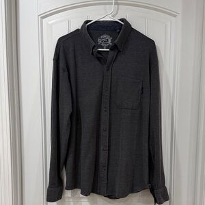 EUC Laguna Men's Dark Gray Button-Down Shirt